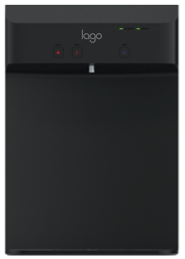 Supplier depiction of a compact countertop bottleless water cooler